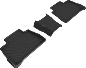 Mercedes-Benz Amg Gle53 Coupe Floor Mats - Rear - 3D MAXpider - Kagu Black R2 - Black - `21-`24 Mercedes-Benz Amg Gle53 Coupe Floor Mats - Rear - 3D MAXpider - Kagu Black R2 - Black - `21-`24